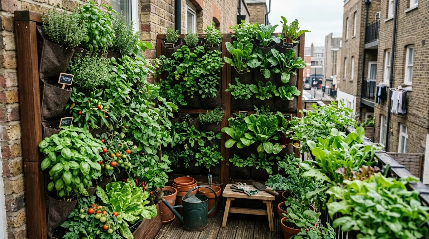 Compact Vegetable Corner Garden